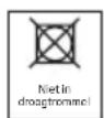 BEKO VH8735GAO - Wasgoed dat nicht in de droger kan worden gedroogd - 1