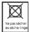BEKO VH8735GAO - Linge pas adapté à un séchage en machine - 1