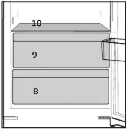 BEKO RCHE300K30WN - Der Milchbehälter (Kühlagerung) - 1