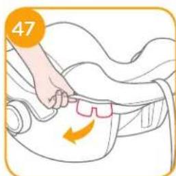 Joie Gaemm - Detacher la capote et le coussin du siège - 3