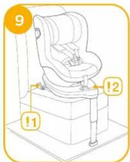 Joie iSpin 360 E - Liste over dele - 4