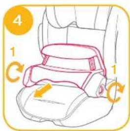 Joie Traver Shield - Ajuster le Coussin Oreiller - 1