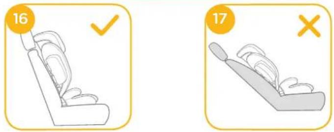 Joie Traver Shield - Installation using ISOSAFE System and 3-point belt or using 3-point belt only - 7