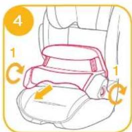 Joie Traver Shield - Ajuste del soporte acolchado - 1