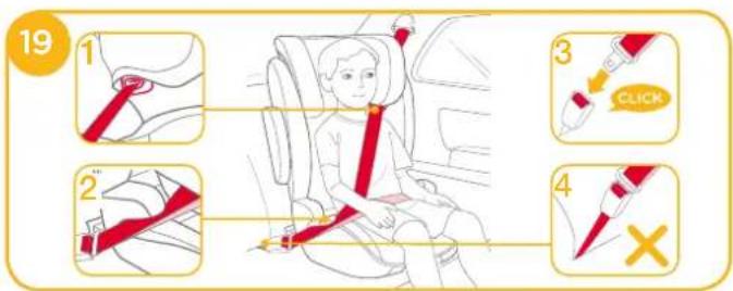 Joie Traver Shield - Pour utiliser sans le Coussin Oreiller (Mode face à la route/pour enfants de 15-36kg/3-12 ans) - 1