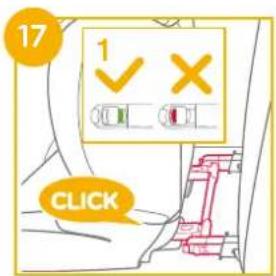 Joie iTraver - ISOFIX Sistemi ve 3 noktali kemer veya yalinizca 3 noktali kemer kullanimiyla kurulum - 4