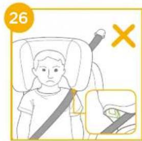 Joie iTraver - Installazione con sistema ISOFIX e cintura a 3 punti o usando solo la cintura a 3 punti - 16
