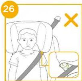 Joie iTraver - Asennus käyttämällä ISOFIX-järjestelmää ja 3-pisteturvavyöta tai käyttämällä vain 3-pisteturvavyöta - 12