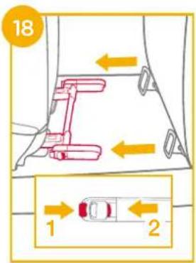 Joie iTraver - Installation avec le système ISOFIX et la ceinture 3 points ou uniquement avec la ceinture 3 points - 6