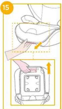 Joie iTraver - Installation avec le système ISOFIX et la ceinture 3 points ou uniquement avec la ceinture 3 points - 2