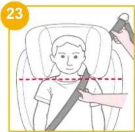Joie iTraver - Postavljanje pomocu sustava ISOFIX i sigurnosnog pojas u 3 tocke ili samo pomocu sigurnosnog pojas u 3 tocke - 10