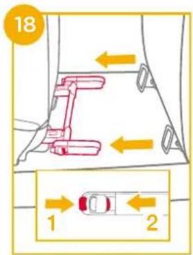 Joie iTraver - Asennus käyttämällä ISOFIX-järjestelmää ja 3-pisteturvavyöta tai käyttämällä vain 3-pisteturvavyöta - 6