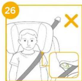 Joie iTraver - Instalace s použitím systému ISOFIX a 3bodového pásu nebo pouze s použitím 3bodového pásu - 12