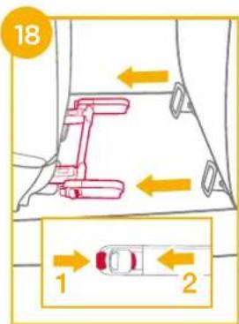 Joie iTraver - Instalace s použitím systému ISOFIX a 3bodového pásu nebo pouze s použitím 3bodového pásu - 6