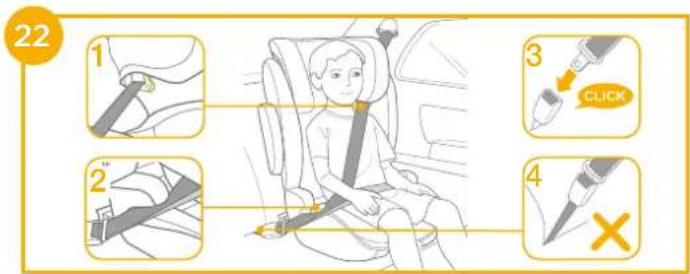 Joie iTraver - ISOFIX Sistemi ve 3 noktali kemer veya yalinizca 3 noktali kemer kullanimiyla kurulum - 8