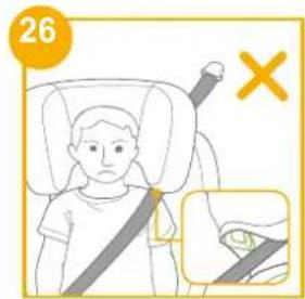 Joie iTraver - Postavljanje pomocu sustava ISOFIX i sigurnosnog pojas u 3 tocke ili samo pomocu sigurnosnog pojas u 3 tocke - 13