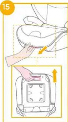Joie iTraver - Installazione con sistema ISOFIX e cintura a 3 punti o usando solo la cintura a 3 punti - 2