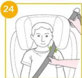 Joie iTraver - Instalace s použitím systému ISOFIX a 3bodového pásu nebo pouze s použitím 3bodového pásu - 10