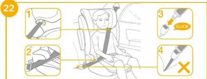Joie iTraver - (In Fahrtrichtung/ für Kinder mit einem Gewicht von 100 bis 150 cm / 3,5 bis 12 Jahre alt) - 8