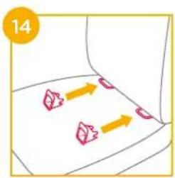 Joie iTraver - Installazione con sistema ISOFIX e cintura a 3 punti o usando solo la cintura a 3 punti - 1
