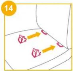 Joie iTraver - Postavljanje pomocu sustava ISOFIX i sigurnosnog pojas u 3 tocke ili samo pomocu sigurnosnog pojas u 3 tocke - 1