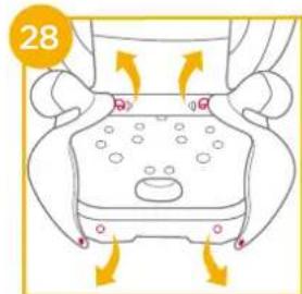 Joie iTraver - Rimozione del rivestimento imbottito - 2