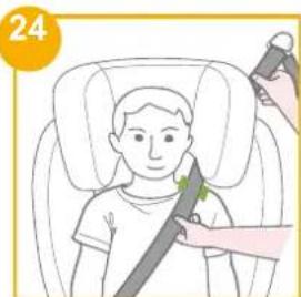 Joie iTraver - Postavljanje pomocu sustava ISOFIX i sigurnosnog pojas u 3 tocke ili samo pomocu sigurnosnog pojas u 3 tocke - 11