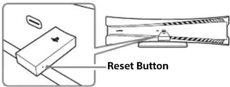SONY PlayStation Pulse 3D - Resetting the headset - 1