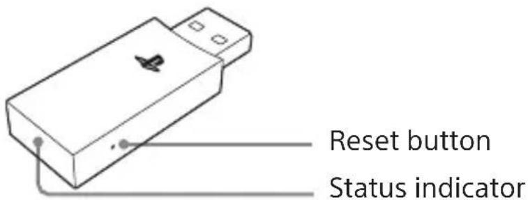 SONY PlayStation Pulse 3D - Part names and functions - 4