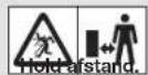 GARDENA ComfortCut 2318V P4A - Symboler pa Produktet: - 3