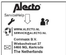 ALECTO FR115BW - COMMENT PROCEDURE - 1
