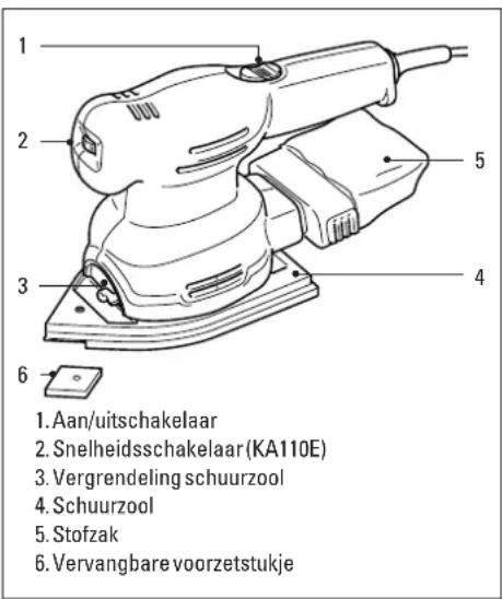 BLACK & DECKER KA110E - TECHNISCHE GEGEVENS - 1