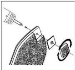 BLACK & DECKER KA110E - MONTERING AFSANDPAPIRET - 1
