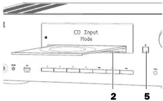 Teufel KB 62 CR - Éjecter le disque - 1