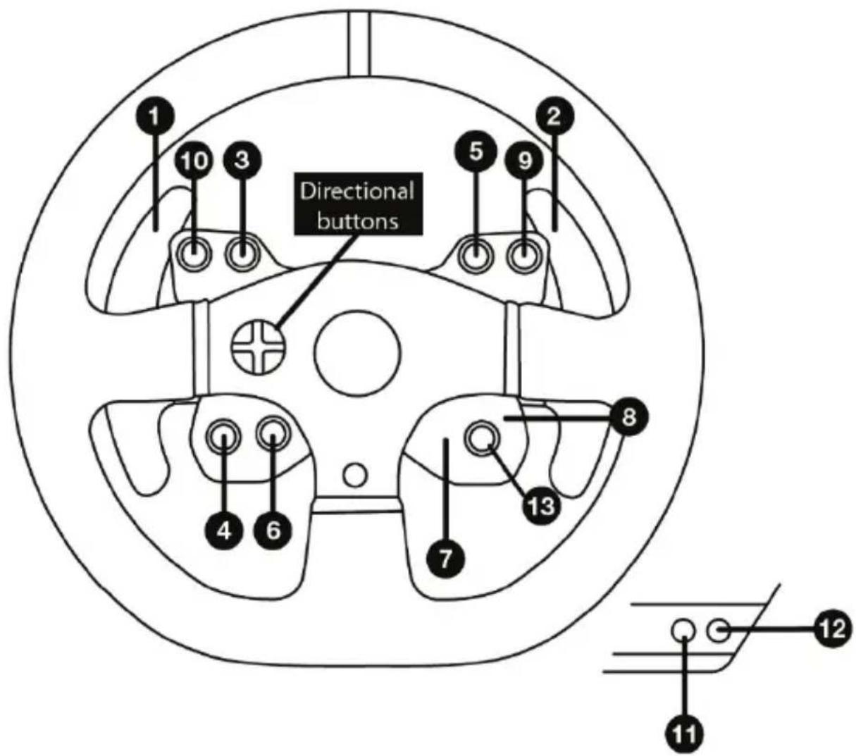 THRUSTMASTER F599XX EVO 30 Wheel Addon - 3