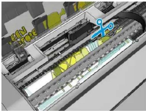 HP DesignJet T1530 - YnápxéI εμπλokón xαρτιού στο τúμnavo EKTúnω onc - 4