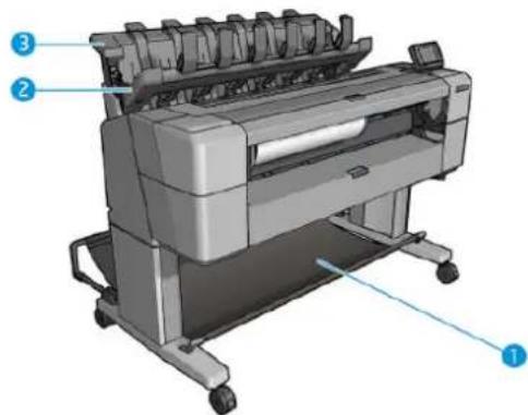 HP DesignJet T1530 - Mováδα στοίβαξης - 1