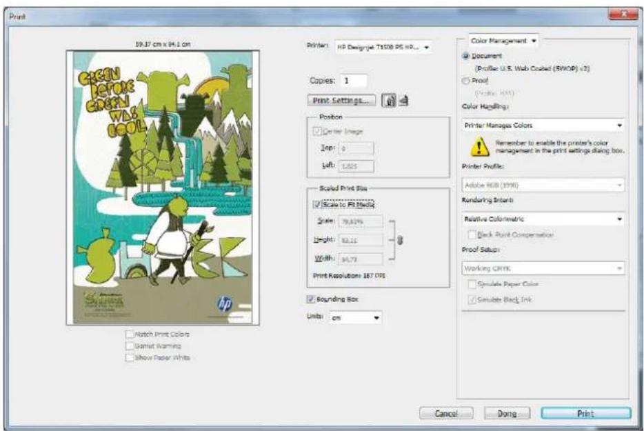 HP DesignJet T1530 - Ekτύπωησι από Adobe Photoshop - 1