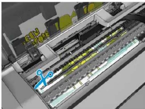 HP DesignJet T1530 - YnápxéI εμπλokón xαρτιού στο τúμnavo EKTúnω onc - 5