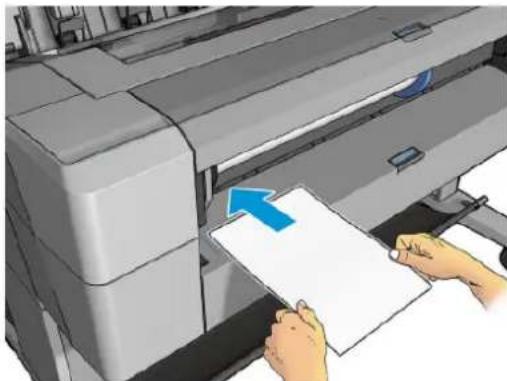HP DesignJet T1530 - Tonoθετηση ενός φύλλου χαρτιό - 3
