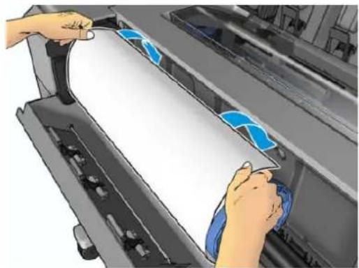 HP DesignJet T1530 - Tonoθέτησηρολού στου εκτυπωτή - 7