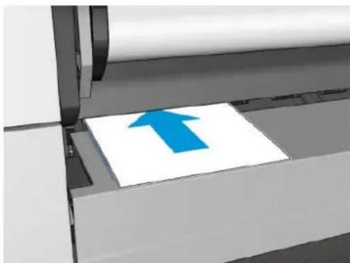 HP DesignJet T1530 - Tonoθετηση ενός φύλλου χαρτιό - 5