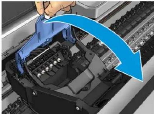 HP DesignJet T1530 - Aφαίρεοη της κεφαλής εκτύπωσης - 8