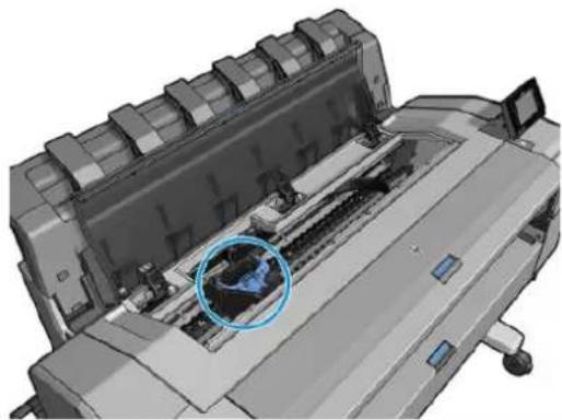 HP DesignJet T1530 - Aφαίρεοη της κεφαλής εκτύπωσης - 5
