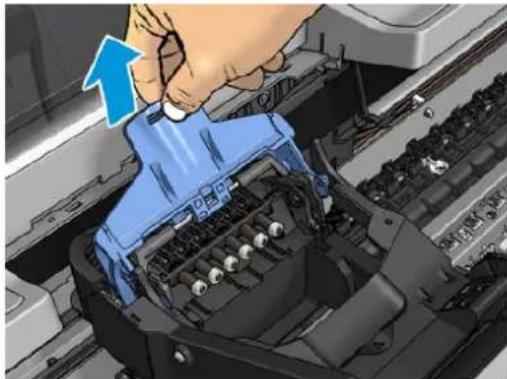 HP DesignJet T1530 - Aφαίρεοη της κεφαλής εκτύπωσης - 7