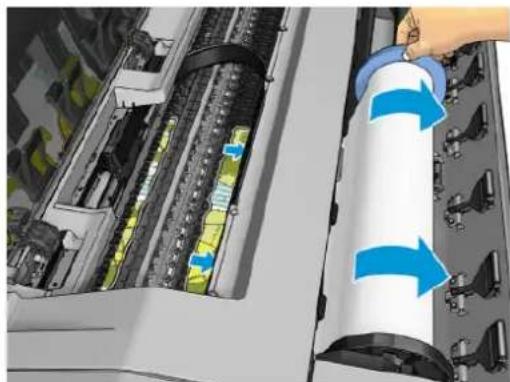 HP DesignJet T1530 - YnápxéI εμπλokón xαρτιού στο τúμnavo EKTúnω onc - 8