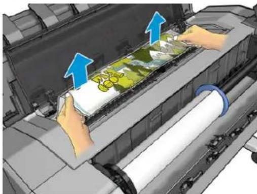 HP DesignJet T1530 - YnápxéI εμπλokón xαρτιού στο τúμnavo EKTúnω onc - 12