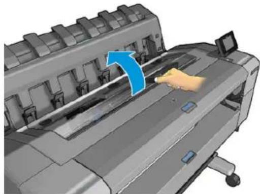 HP DesignJet T1530 - Aφαίρεοη της κεφαλής εκτύπωσης - 4