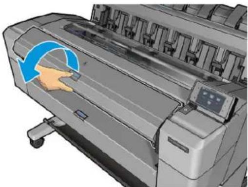 HP DesignJet T1530 - Tonoθέτησηρολού στου εκτυπωτή - 4