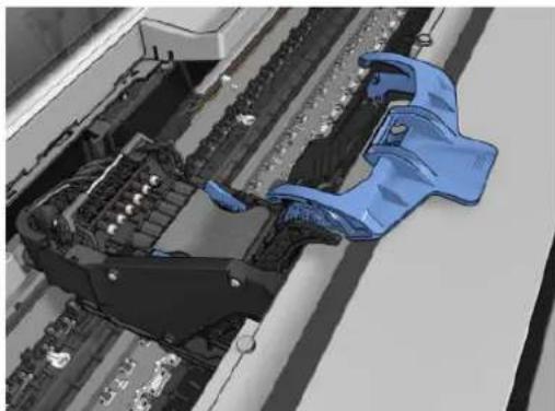 HP DesignJet T1530 - Aφαίρεοη της κεφαλής εκτύπωσης - 9